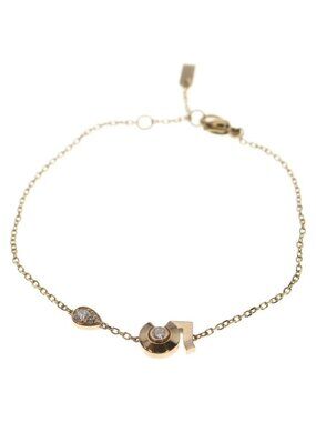 Chanel Extrme de N5 Bracelet with Diamonds 18 kbg Beige
